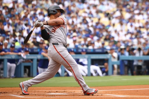 Giants jump on struggling Blake Treinen with an 8th-inning rally for a 3-1 victory over the Dodgers
