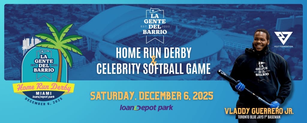 Vladimir Guerrero Jr. To Headline La Gente Del Barrio Celebrity Softball Game and Home Run Derby With Teoscar Hernández, Gleyber Torres, and Junior Caminero