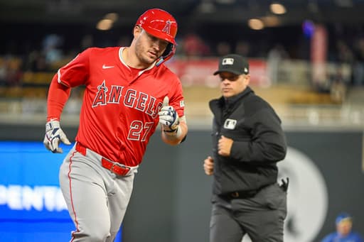 Angels star Mike Trout resumes running, inches closer to return after knee injury