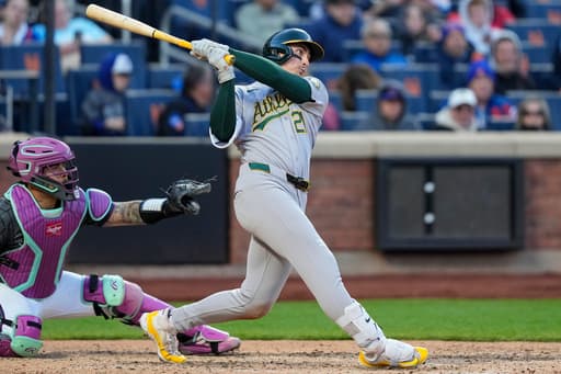 Soderstrom homers twice as Athletics hand Senga his worst loss in 11-6 win over struggling Mets