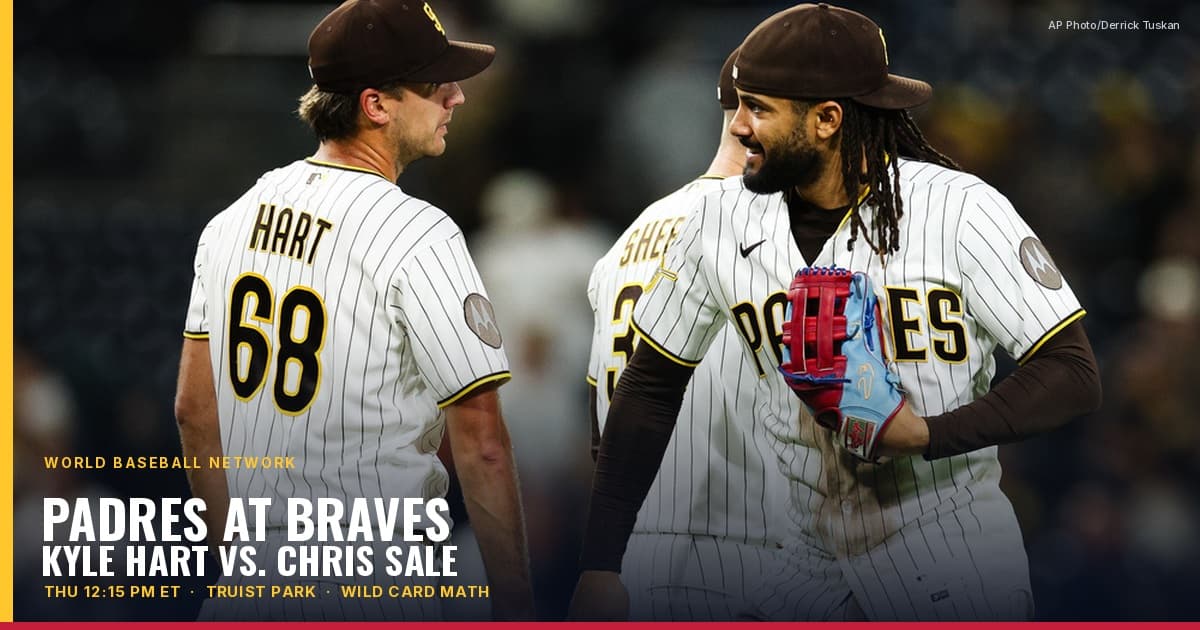 Padres vs Braves Today: Lineups, Kyle Hart, Wild Card Math