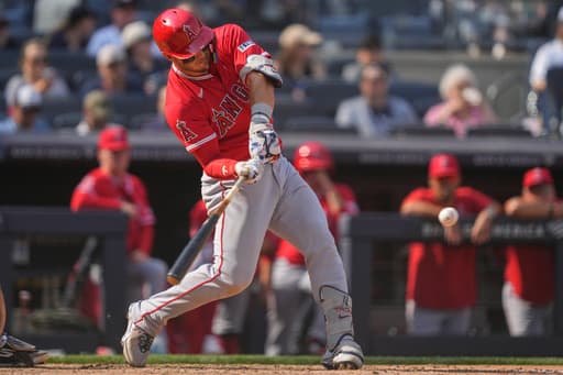 Mike Trout hits his fifth homer of the series as Angels beat Yankees 11-4