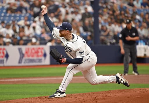 Drew Rasmussen goes 6 scoreless and Rays finish 1st 3-game sweep of Yankees since 2021 with 5-4 win