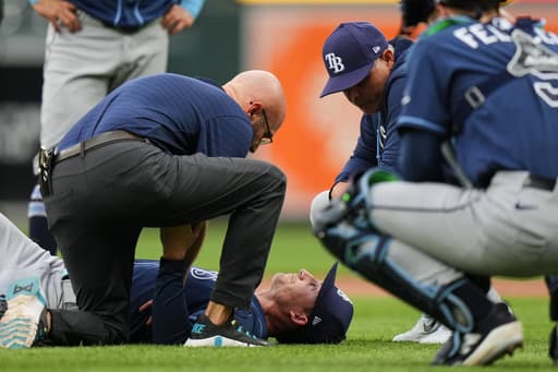 Rays pitcher Griffin Jax day to day after being hit in the back by a 107 mph liner