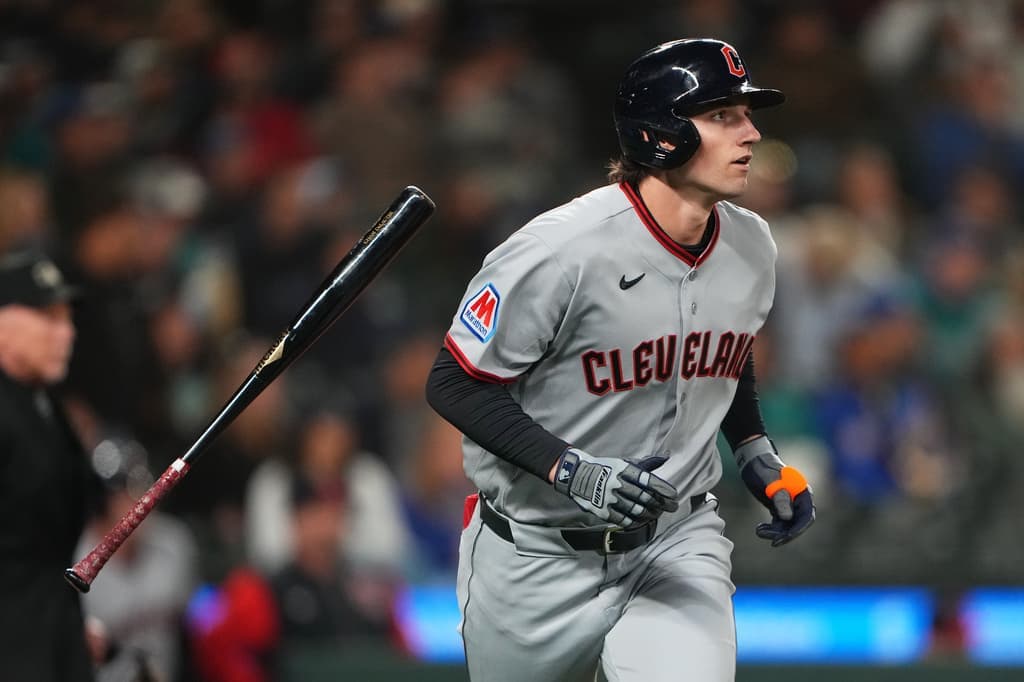 Rookie Chase DeLauter homers twice in 1st regular-season game, Guardians beat Mariners 6-4