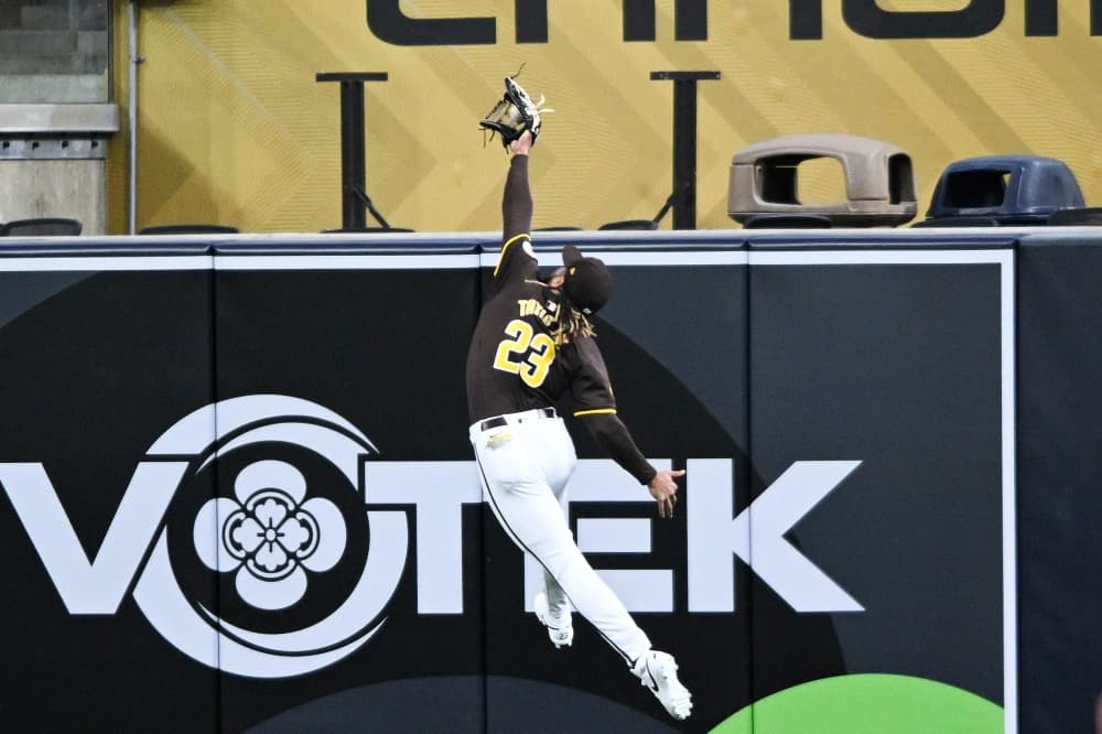 Fernando Tatis Jr. is already flashing his platinum leather for the San Diego Padres