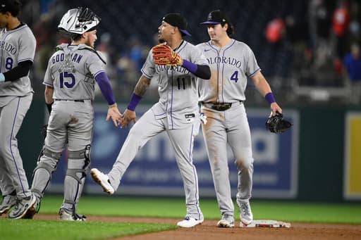 Goodman and Moniak homer in the 9th to give the Rockies a 6-4 victory over the Nationals