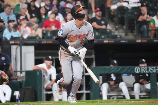 Dylan Beavers drives in 3 runs, Samuel Basallo hits HR and Orioles beat White Sox 8-7
