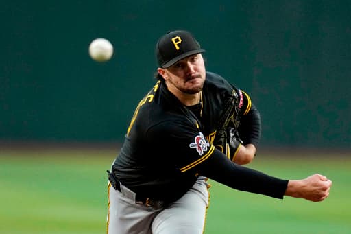 Paul Skenes throws 8 innings of 2-hit ball, leads Pirates to a 1-0 win over the D-backs