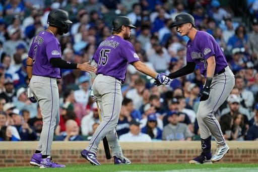 Willi Castro and TJ Rumfield each drive in two runs as the Rockies beat the Cubs, 5-2