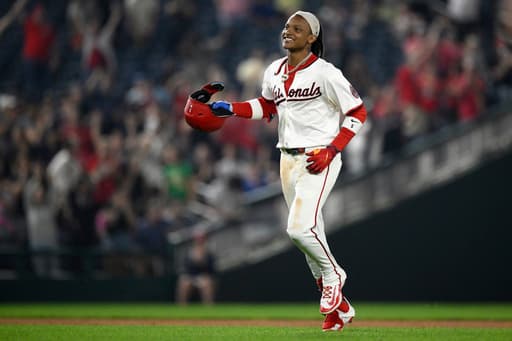 Abrams hits walk-off single and Nationals end 6-game skid with 2-1 win over Athletics