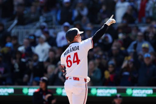 Twins top Astros 6-1 behind Jose Miranda’s 3-run homer in 6-run 4th inning
