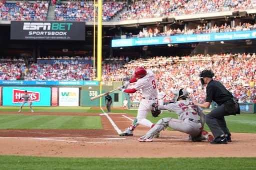Harper hits 350th career homer, 4 teammates also go deep in Phillies’ loss to the Red Sox