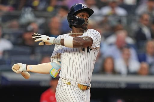 Jazz Chisholm Jr. homers against Angels to end 30-inning scoreless streak for the Yankees