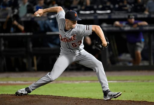 Right-hander Chase Lee acquired by Blue Jays from Tigers for minor league lefty Johan Simon