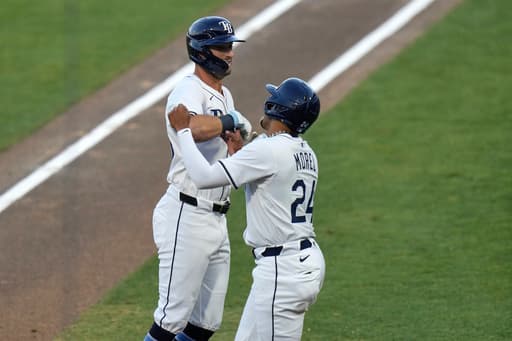 Kameron Misner’s 2 home runs back Shane Baz’s 6 strong innings as Rays beat Red Sox 16-1