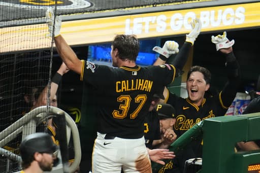 Rookie Tyler Callihan goes deep off Shohei Ohtani, adds a 3-run shot late as Pirates top Dodgers 9-8