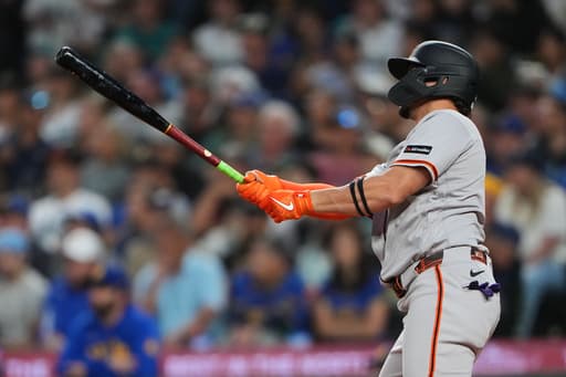 Adames hits 7th career grand slam and Roupp goes 7 innings as Giants blank Mariners 7-0