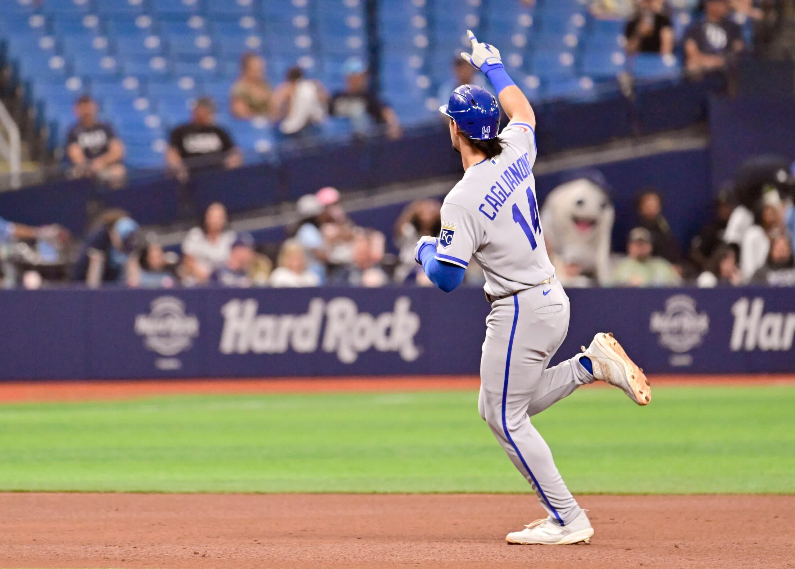 Jac Caglianone continues tear with 2 homers and 3 RBIs as the Royals beat the Rays 12-5