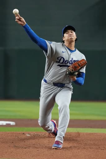 Shohei Ohtani dominates in 6 scoreless innings, Dodgers rout Diamondbacks 7-0