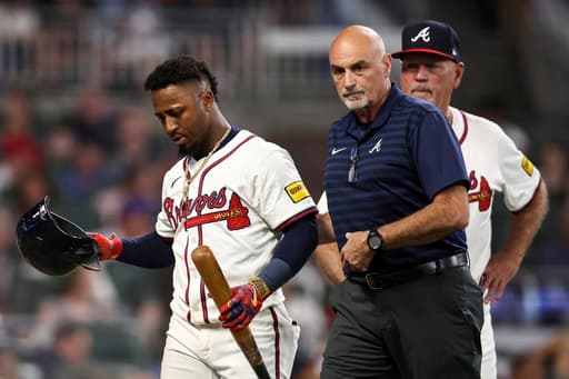 Braves 2B Ozzie Albies suffers broken bone in left hand versus the Nationals, ending his season