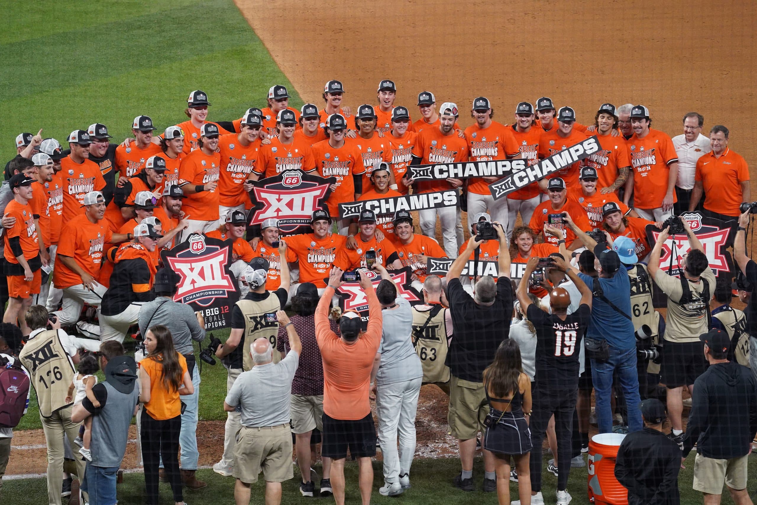Oklahoma State Flexing Power during the Shriners Children’s College Showdown