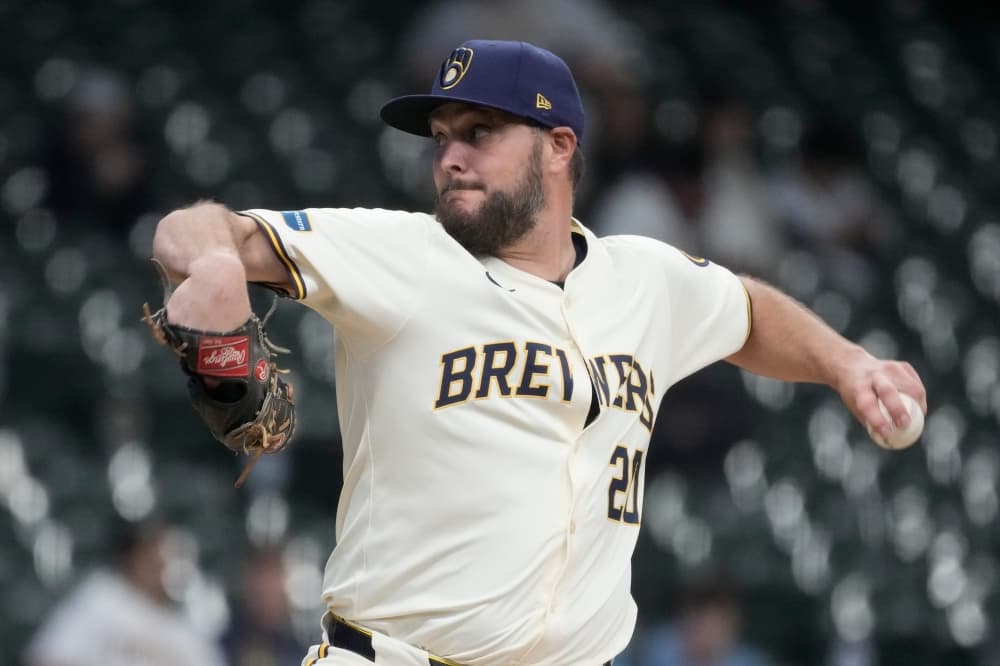 Brewers pitcher Wade Miley placed on 15-day injured list with elbow inflammation