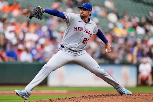 Mets pitcher David Peterson replaces Giants left-hander Robbie Ray on NL All-Star roster