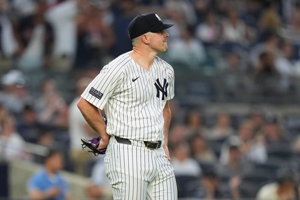 Rodón trails 2-0 after 2 pitches and Yankees fall to Braves 8-1 for 5th loss in 6 games