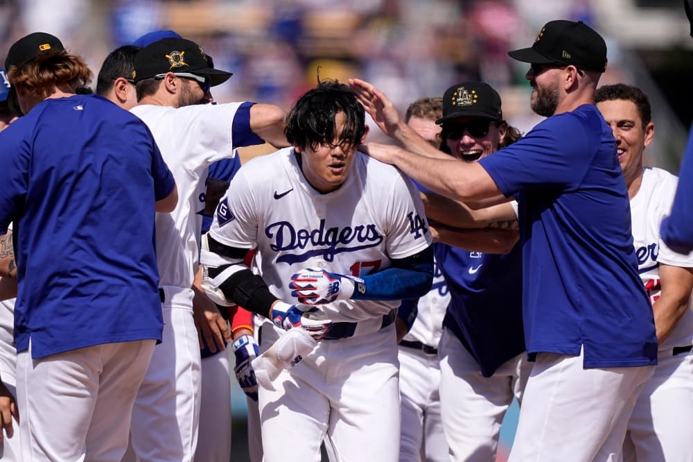 Shohei Ohtani’s first walk-off hit for the Dodgers caps an eventful week for the superstar slugger