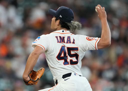 Astros starter Tatsuya Imai admits nerves in major league debut against Angels