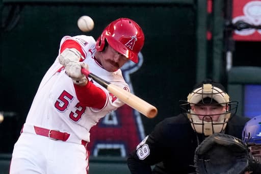 Wade Meckler homers, makes sliding catch in debut for hometown Angels