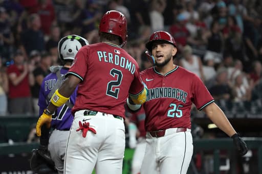 Diamondbacks break franchise record with 9 straight hits in 13-6 win over Rockies