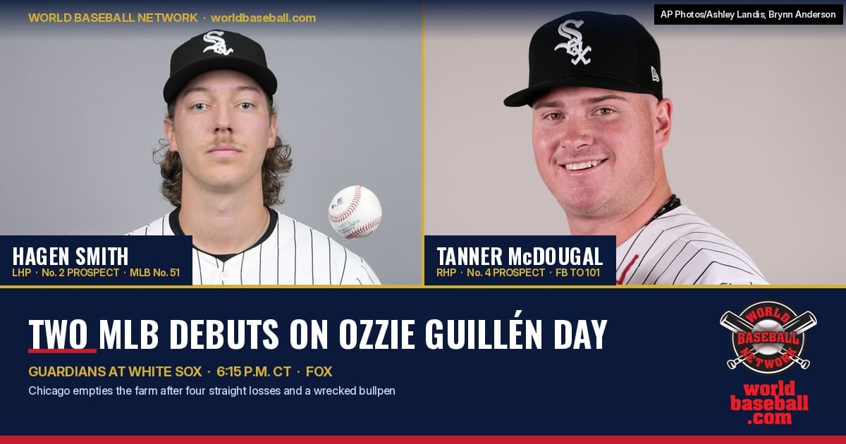 White Sox vs. Guardians Today: How to Watch Hagen Smith and Tanner McDougal MLB Debuts
