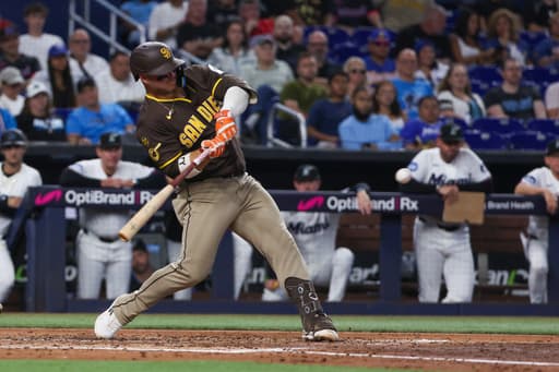 Ty France drives in 3 as the Padres beat the Marlins 7-2, extend Miami skid to 11