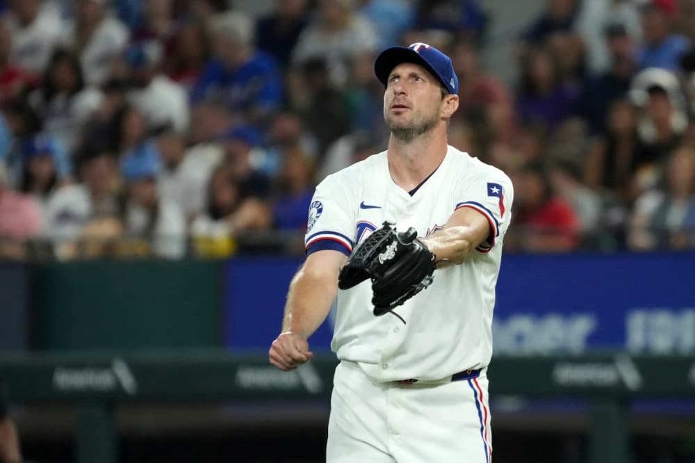 Max Scherzer pitches only 2 innings for Rangers in his 1st start out of the All-Star break