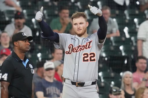 Parker Meadows sparks the Tigers in his season debut after an arm injury