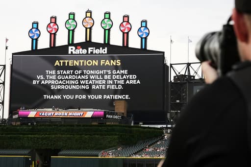 Guardians-White Sox game postponed because of rain, to be made up as part of split DH