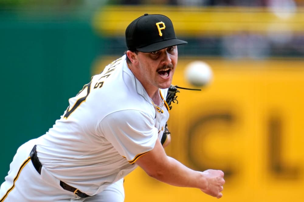 Pirates rookie Paul Skenes hits triple digits routinely, strikes out 7 in big league debut vs. Cubs