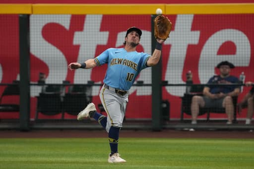 Chourio’s scratch hit in 11th breaks tie, Brewers top Diamondbacks 7-4