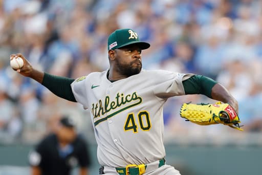 Athletics end 14-game road losing streak, beat Royals 6-4