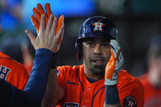 Alvarez hits AL-leading 31st homer, Wade has first career grand slam and Astros beat Rangers 9-3