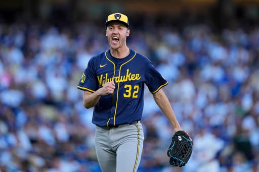 Misiorowski’s velocity drops in 6th inning and Brewers’ chances against Dodgers dim