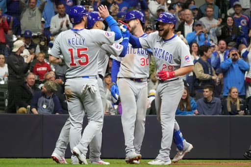 Michael Busch hits grand slam and Pete Crow-Armstrong homers twice in Cubs’ 10-0 win over Brewers