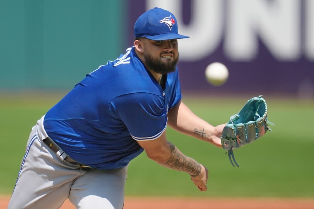 Blue Jays starter Alek Manoah happy with outing despite ugly line because shoulder is healthy