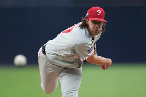 Phillies place starting pitcher Aaron Nola on the paternity list, recall Nolan Hoffman