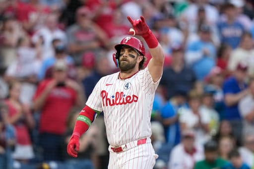 Harper hits 377th career homer, Duran fans the side in the 9th in Phillies’ 3-2 win over Padres