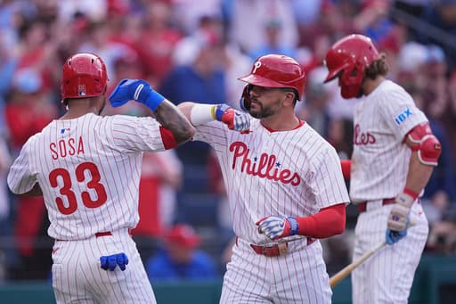 Schwarber homers, Kepler and Castellanos go back to back to lead Phillies past Rockies 6-1