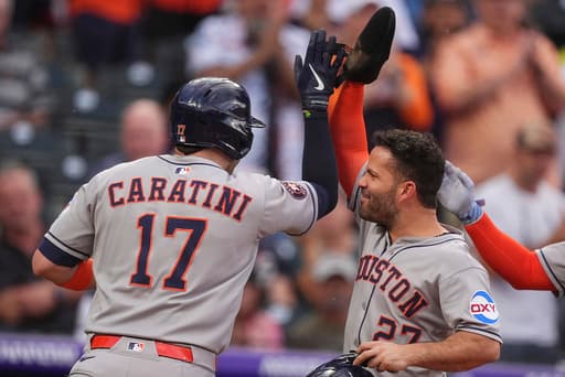 Victor Caratini’s 3rd career grand slam leads the Astros past the Rockies 6-5