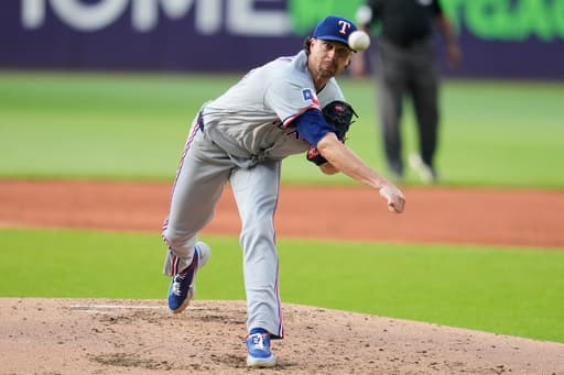 Jacob deGrom dominant for 7 innings, streaking Rangers get gift run in 4-2 win over Guardians